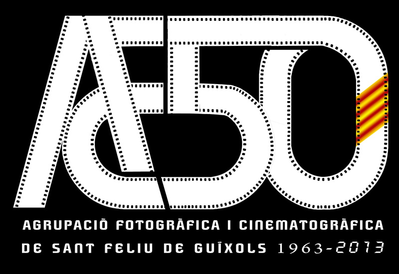 Logo Afic 50 Classic Senyera 1 NEGRE